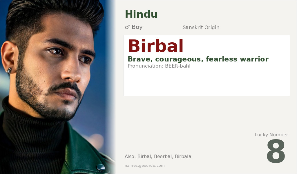 Birbal Name Meaning and Details