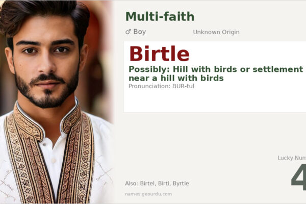 Birtle Name Meaning — Origin, Gender & Details (2025)