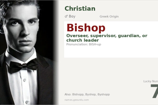 Bishop Name Meaning — Greek Origin, Boy Name & Details (2025)
