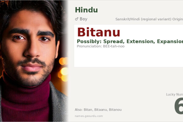 Bitanu Name Meaning — Origin, Gender & Details (2025)