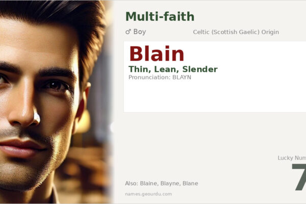 Blain Name Meaning — Celtic Origin, Boy’s Name & History (2025)