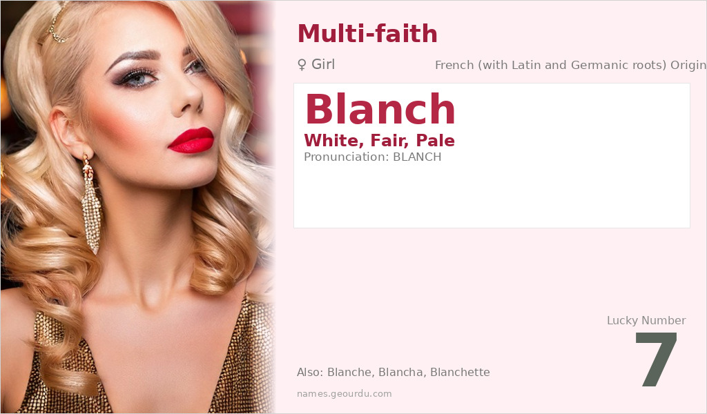 Blanch Name Meaning and Details