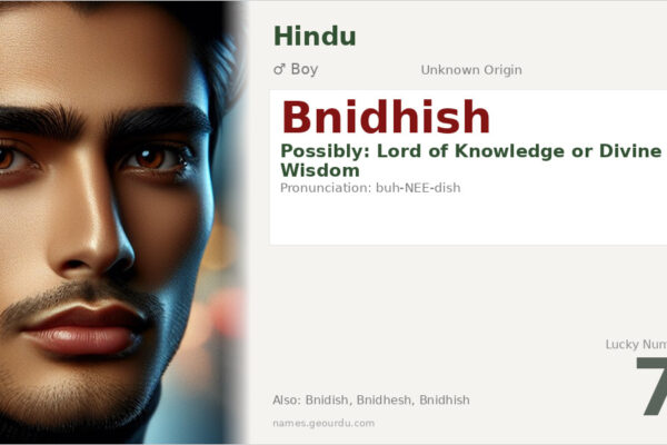 Bnidhish Name Meaning — Origin, Gender & Details (2025)