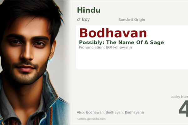 Bodhavan Name Meaning — Origin, Gender & Details (2025)