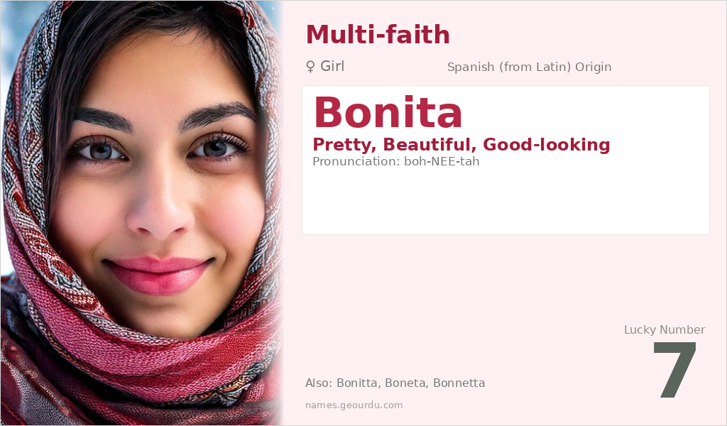 Bonita Name Meaning and Details