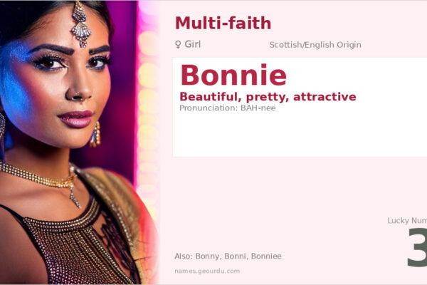 Bonnie Name Meaning — Scottish Origin, Girl Name & Details (2025)