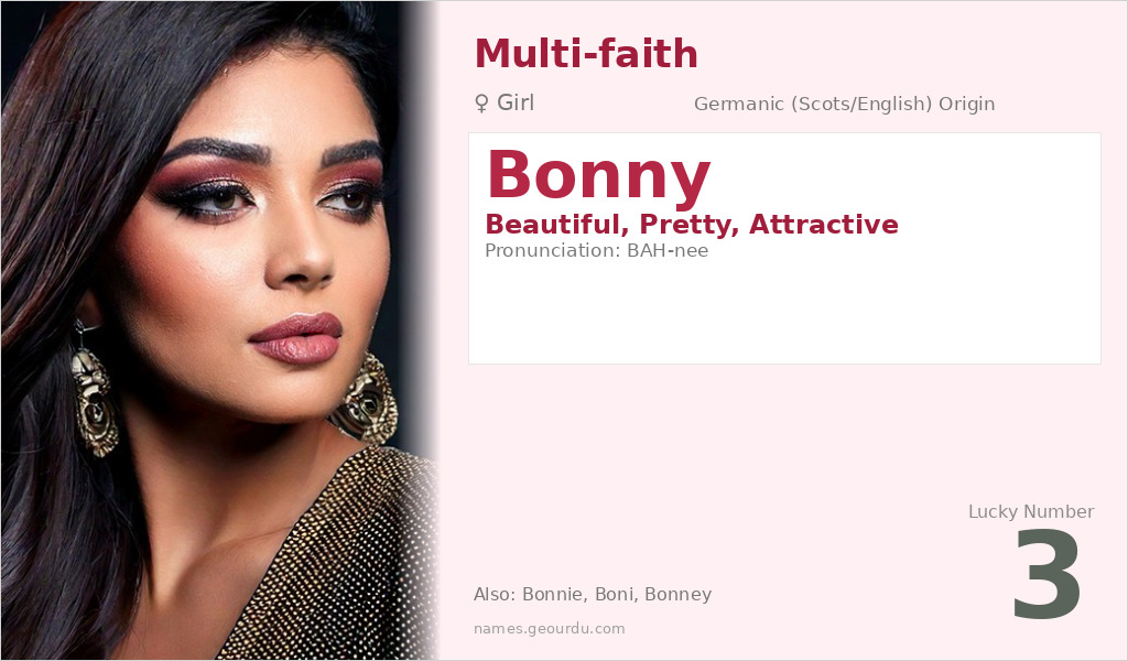 Bonny Name Meaning and Details