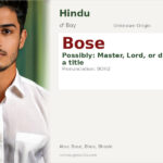 Bose Name Meaning and Details