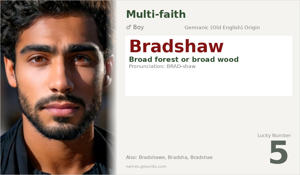 Bradshaw Name Meaning and Details