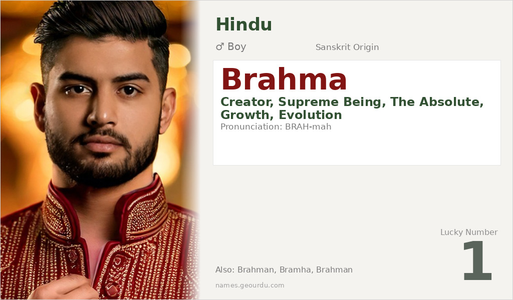 Brahma Name Meaning and Details