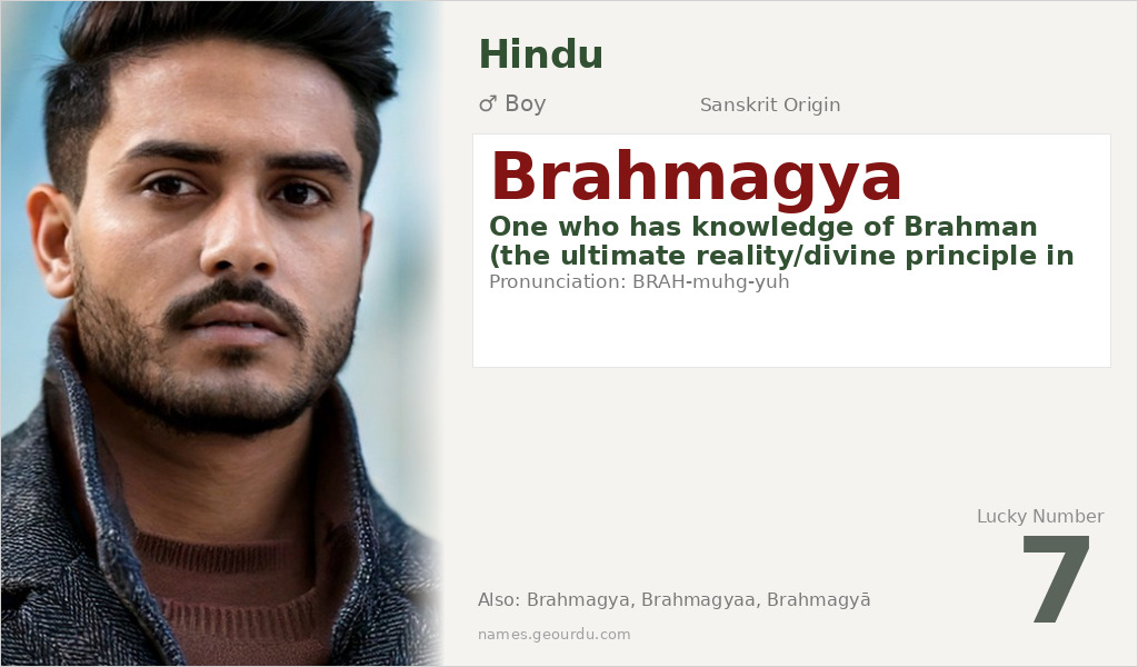 Brahmagya Name Meaning and Details