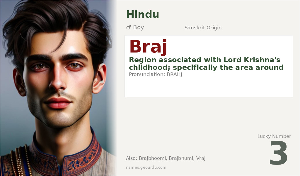 Braj Name Meaning and Details