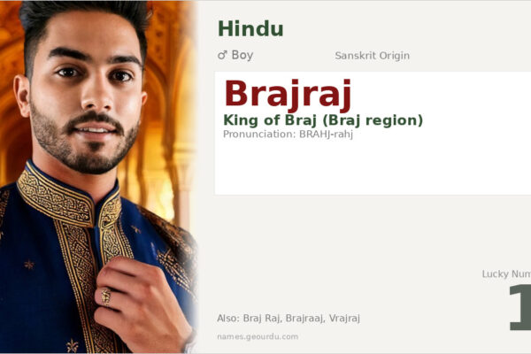 Brajraj Meaning — Sanskrit Origin, Hindu Boy Name & Details (2025)