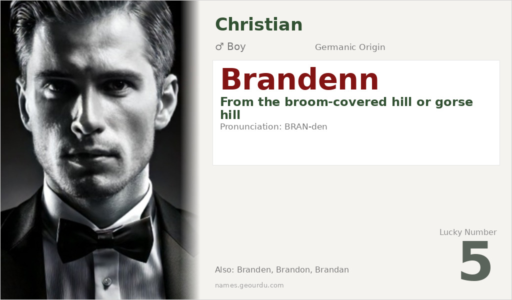 Brandenn Name Meaning and Details