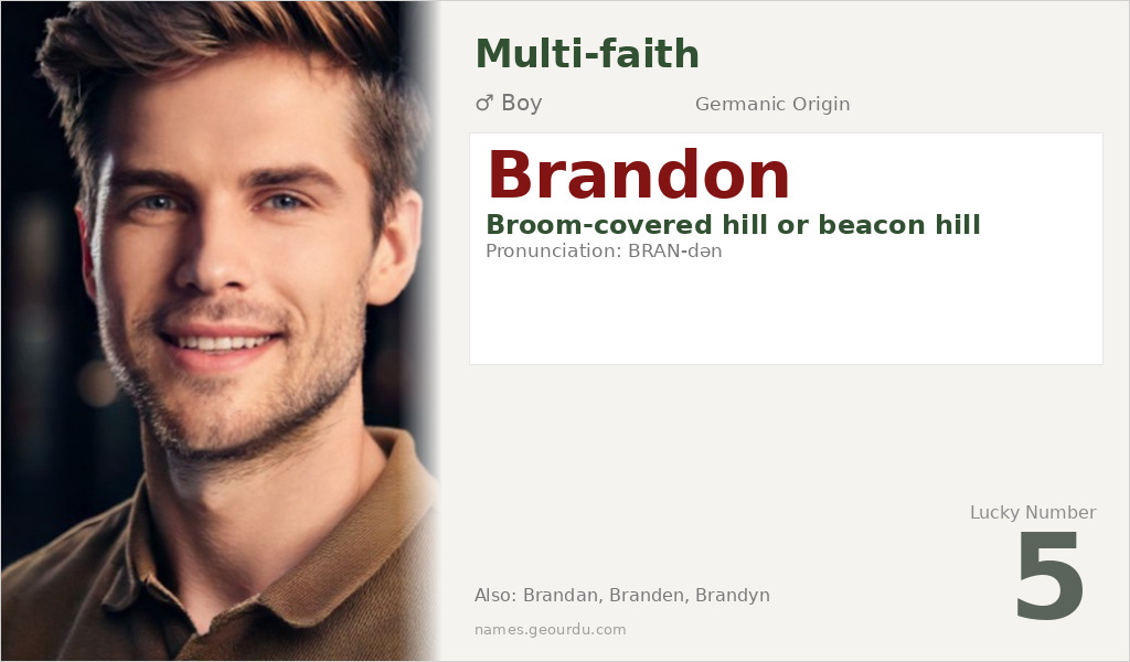 Brandon Name Meaning and Details