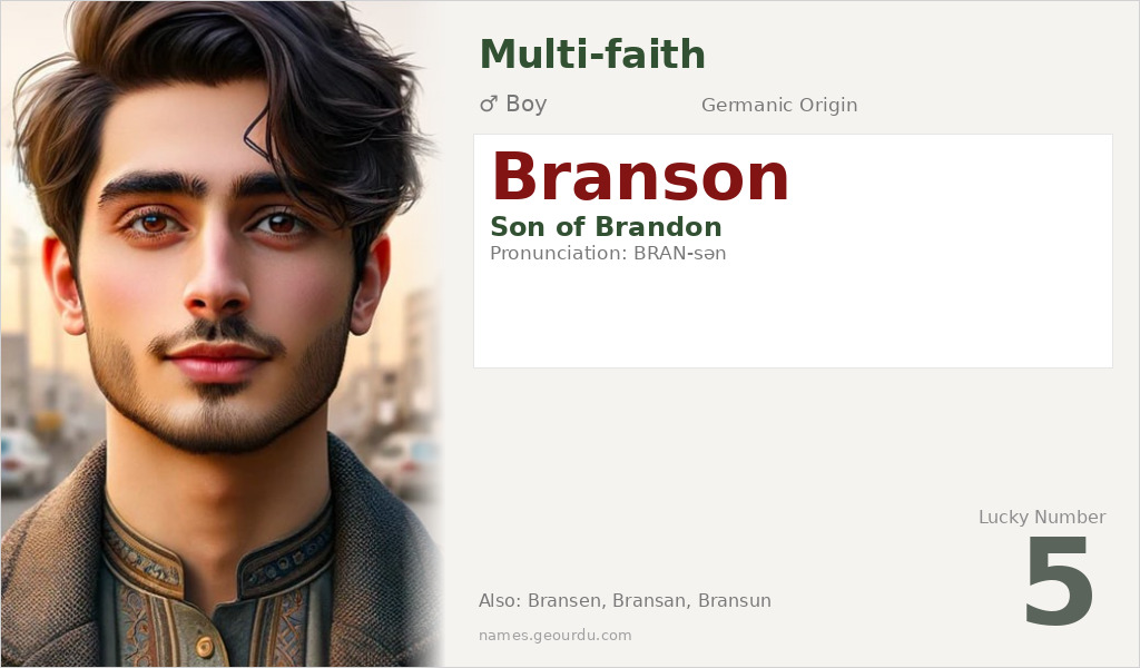 Branson Name Meaning and Details