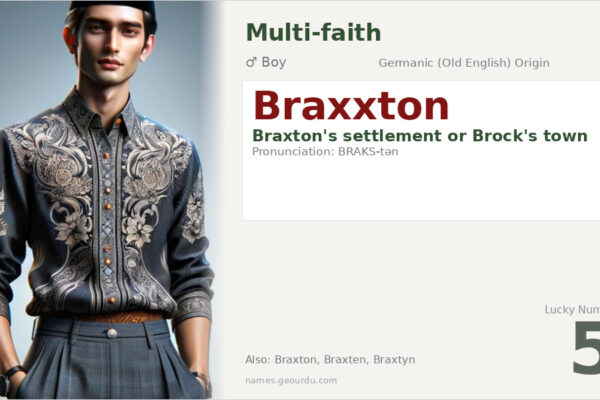 Braxxton Name Meaning — Origin, Gender & Details (2025)