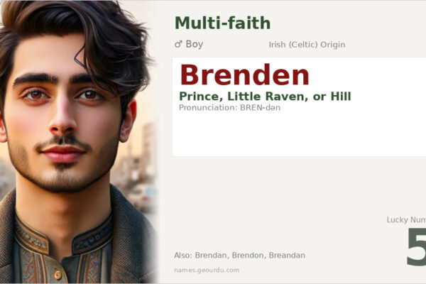 Brenden Name Meaning — Celtic Origin, Prince & History (2025)