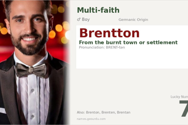 Brentton Name Meaning — Origin, Gender & Details (2025)