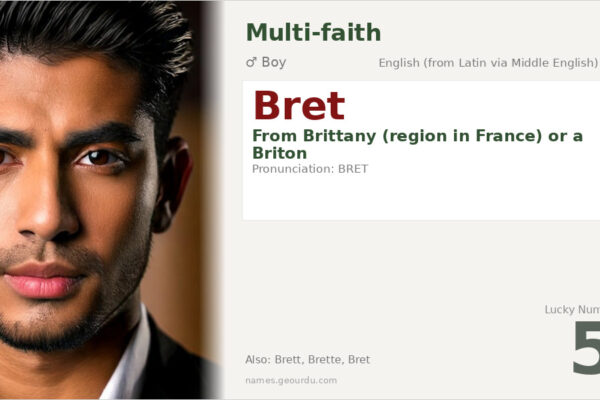 Bret Name Meaning — Origin, Gender & Details (2025)
