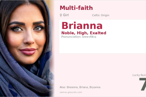 Brianna Name Meaning — Celtic Origin, Girl Name & Details (2025)