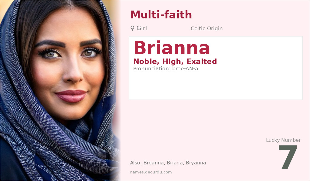 Brianna Name Meaning and Details
