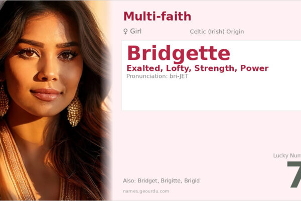 Bridgette Name Meaning — Celtic Origin, Girl’s Name & History (2025)