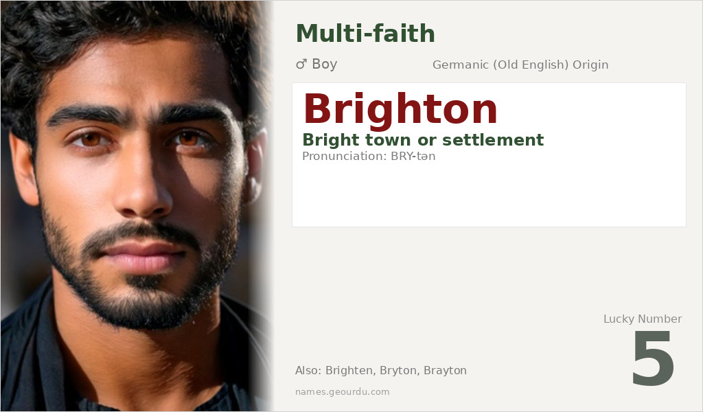 Brighton Name Meaning and Details