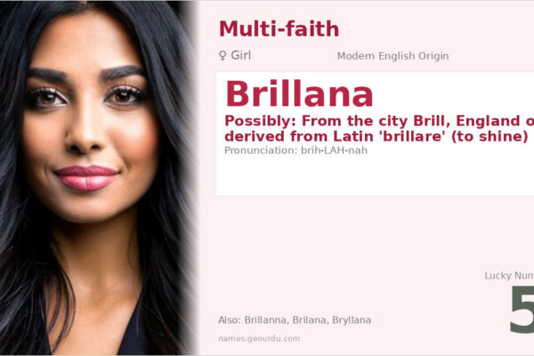Brillana Name Meaning — Origin, Gender & Details (2025)