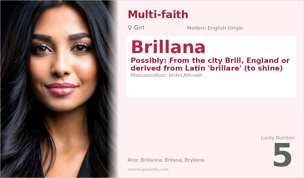 Brillana Name Meaning and Details