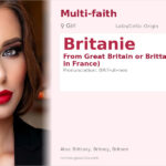 Britanie Name Meaning and Details