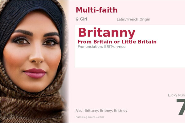Britanny Name Meaning — Origin, Gender & Details (2025)