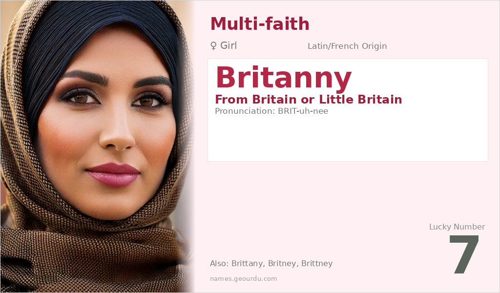 Britanny Name Meaning and Details