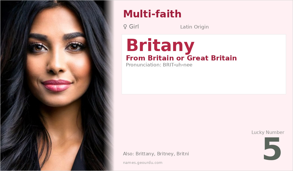 Britany Name Meaning and Details