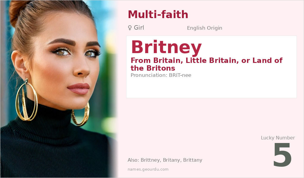 Britney Name Meaning and Details