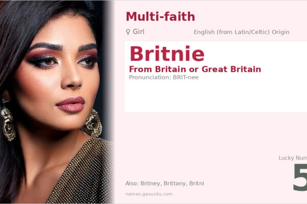 Britnie Name Meaning — Origin, Gender & Details (2025)