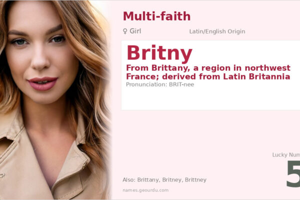 Britny Name Meaning — Origin, Gender & Details (2025)