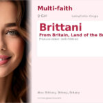 Brittani Name Meaning and Details