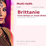 Brittanie Name Meaning and Details