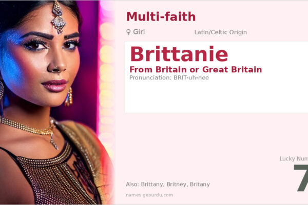 Brittanie Name Meaning — Origin, Gender & Details (2025)