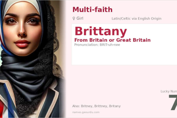 Brittany Name Meaning — Origin, Gender & Details (2025)