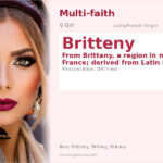 Britteny Name Meaning and Details