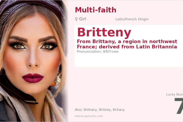 Britteny Name Meaning — Origin, Gender & Details (2025)