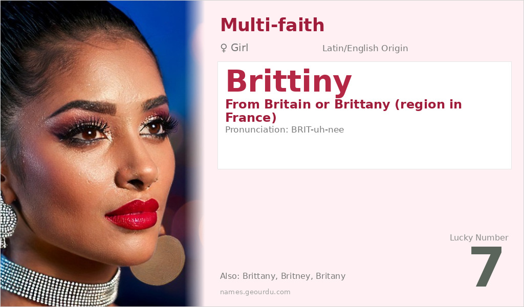 Brittiny Name Meaning and Details