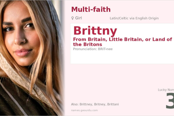Brittny Name Meaning — Origin, Gender & Details (2025)