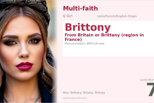 Brittony Name Meaning — Origin, Gender & Details (2025)