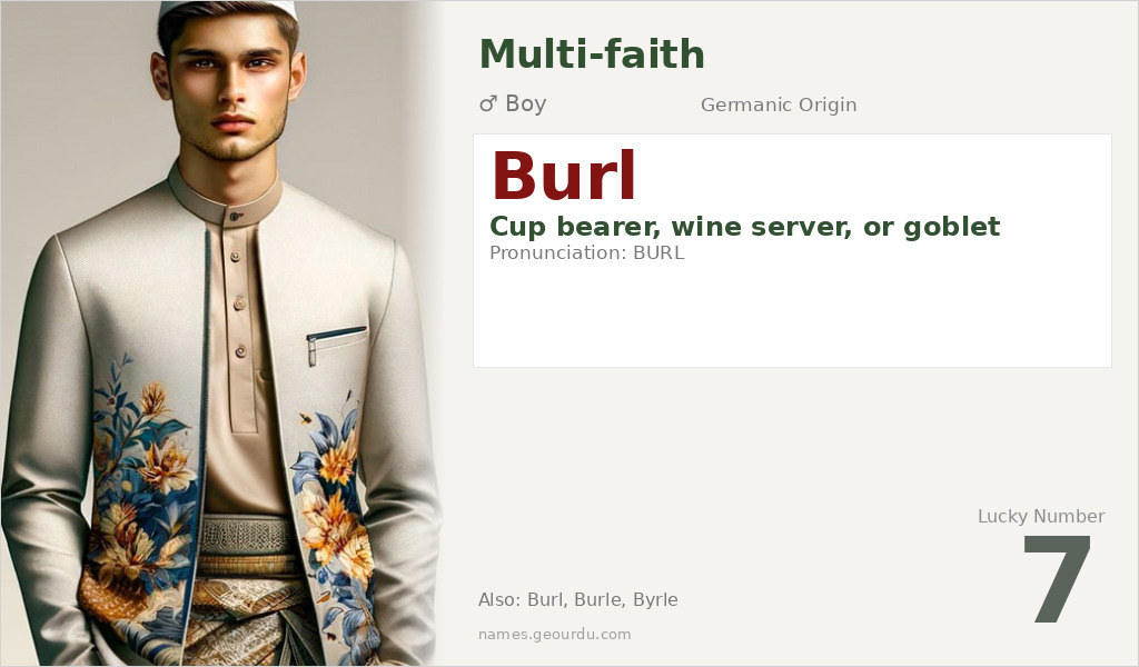 Burl Name Meaning and Details