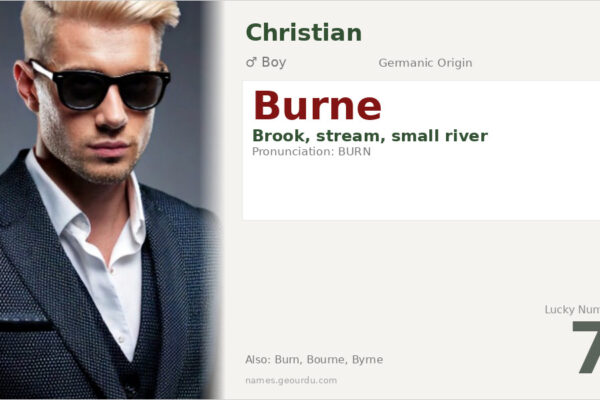 Burne Name Meaning — Origin, Gender & Details (2025)