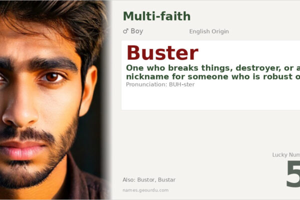 Buster Name Meaning — Origin, Gender & Details (2025)
