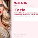 Cacia Name Meaning and Details